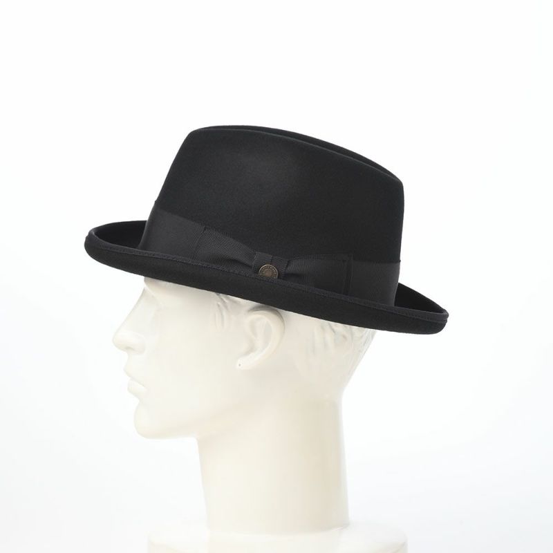 ガリュープラネットのフェルトハット Wool Felt Homburg（ウールフェルト ホンブルグ）626 ブラック