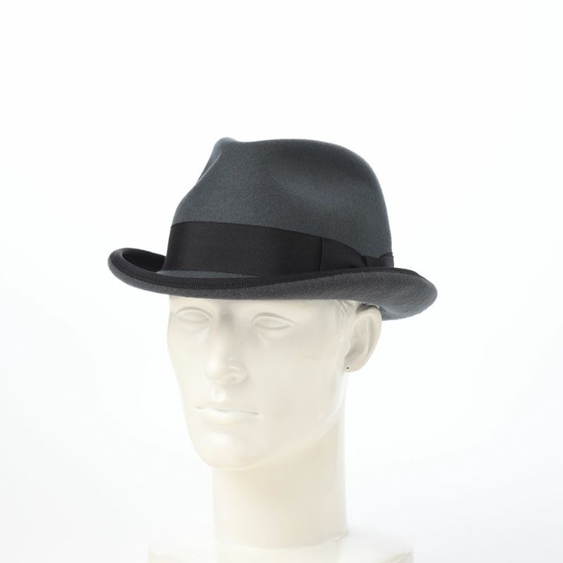 ガリュープラネットのフェルトハット Wool Felt Homburg（ウールフェルト ホンブルグ）626 グレー