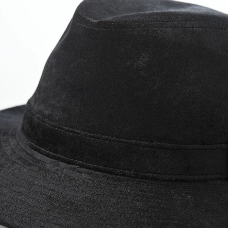 ガリュープラネットの布帛ソフトハット Velvet Hat（ベルベットハット）770 ブラック