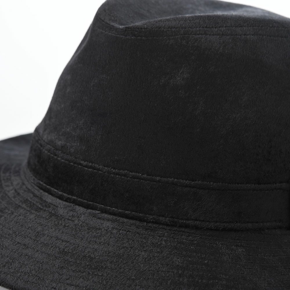 ガリュープラネットの布帛ソフトハット Velvet Hat（ベルベットハット）770 ブラック