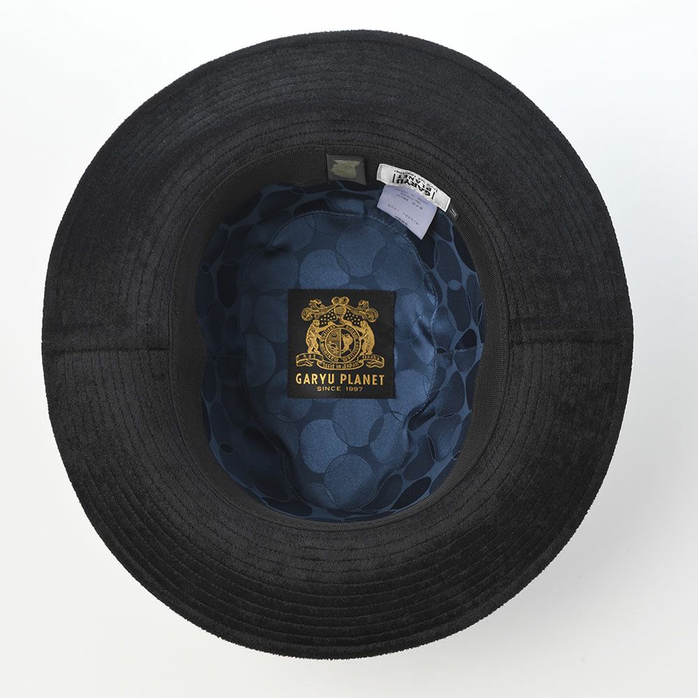 ガリュープラネットの布帛ソフトハット Velvet Hat（ベルベットハット）770 ブラック