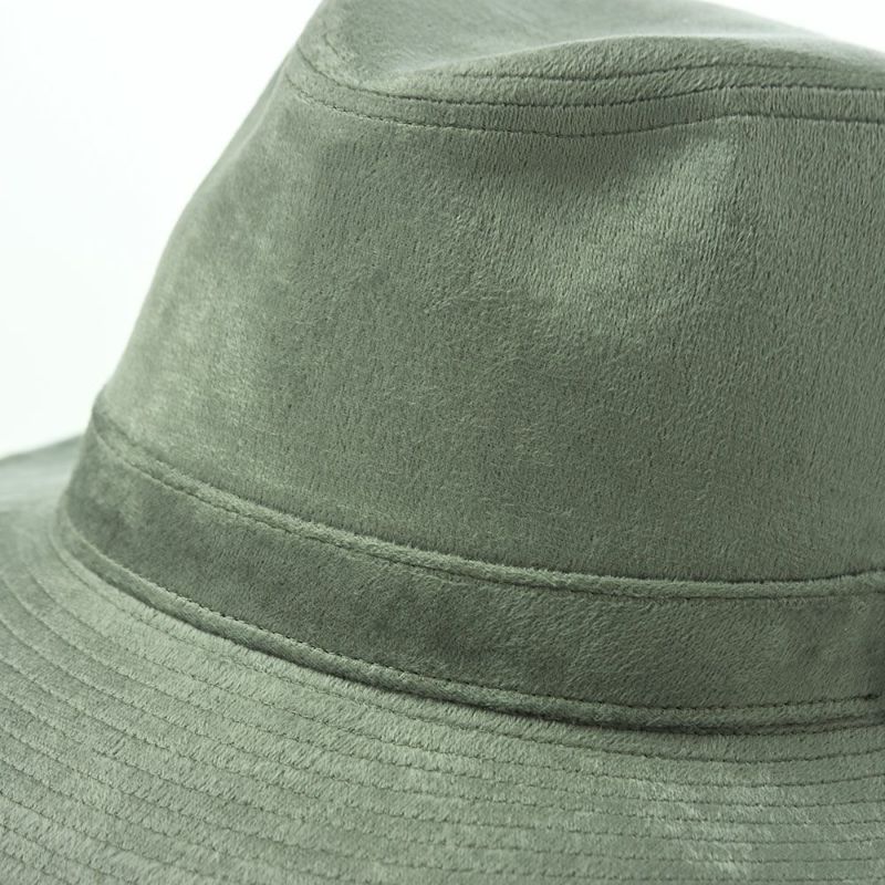 ガリュープラネットの布帛ソフトハット Velvet Hat（ベルベットハット）770 グリーン