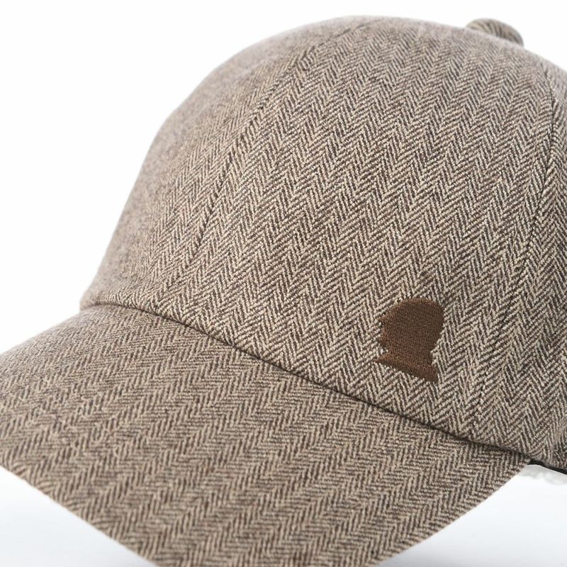 ガリュープラネットのキャップ Washable Tweed Cap（ウォッシャブルツイード キャップ）810 ブラウン