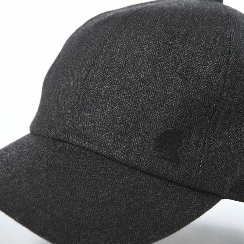 ガリュープラネットのキャップ Washable Tweed Cap（ウォッシャブルツイード キャップ）810 チャコール