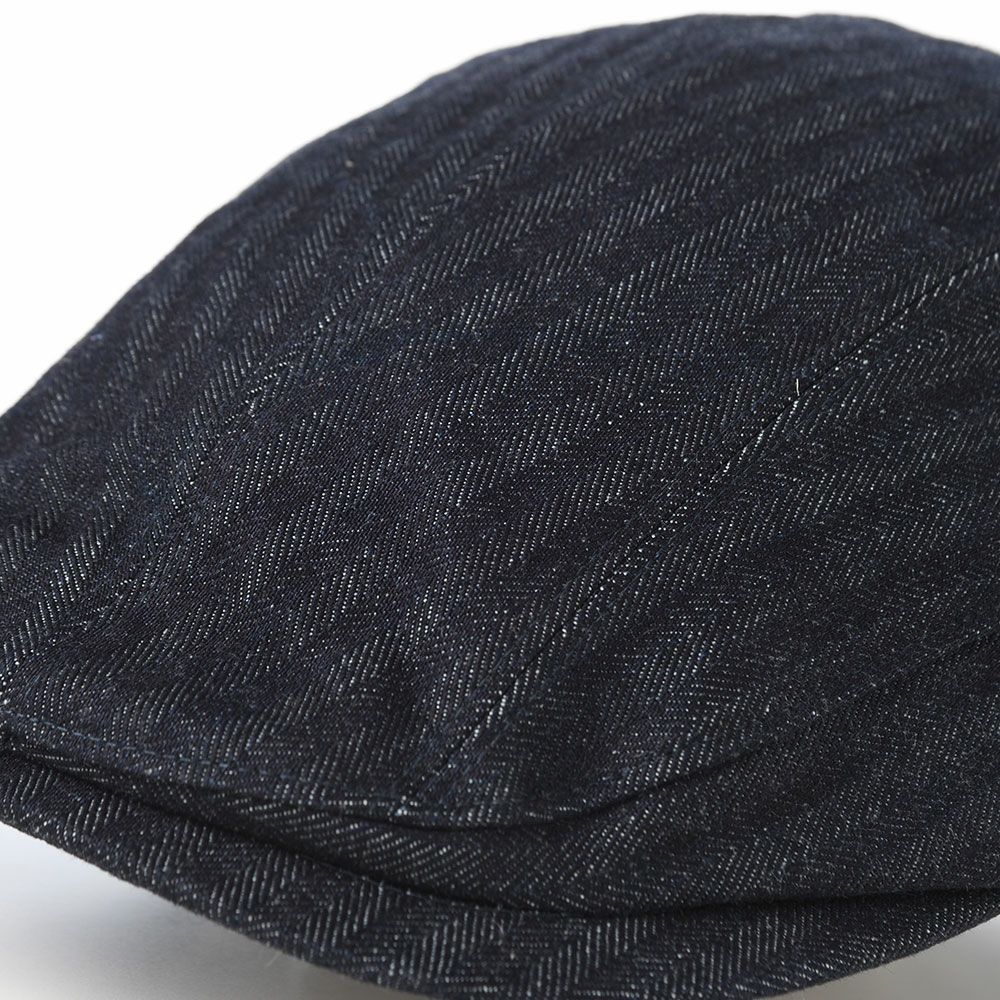 ガリュープラネットのハンチング Denim Herringbone Hunting（デニムヘリンボン ハンチング）850 インディゴ