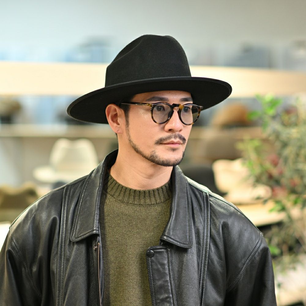 ステットソンのフェルトハット OPENROAD JP FELT HAT（オープンロード JP フェルトハット） SE826 ブラック