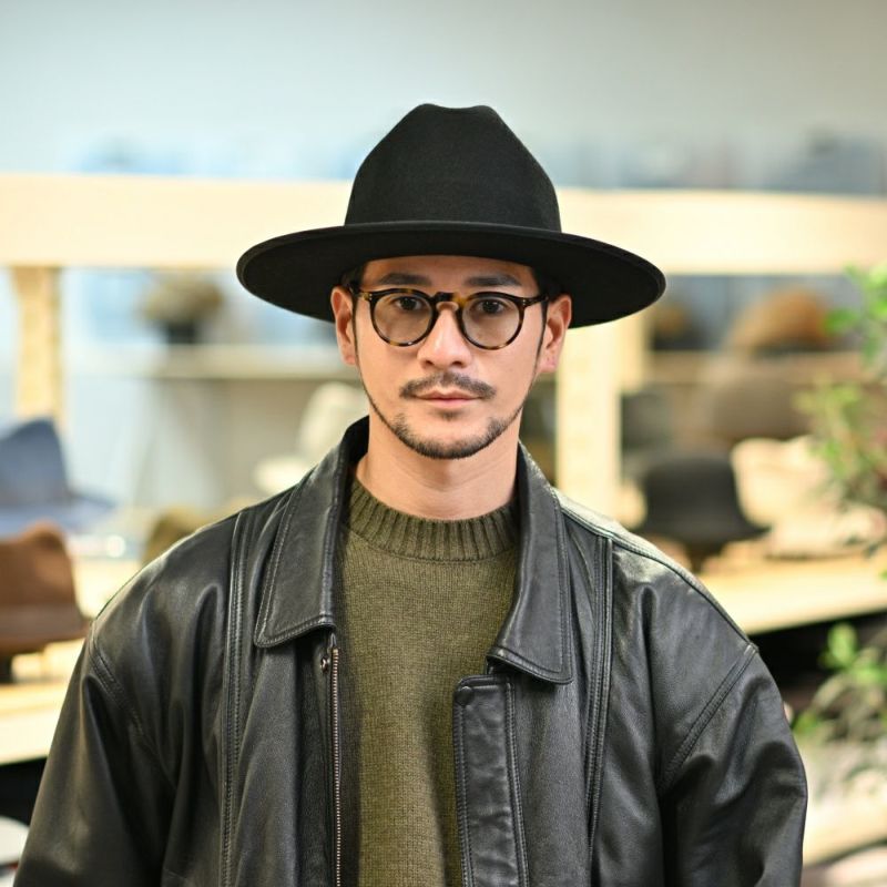ステットソンのフェルトハット OPENROAD JP FELT HAT（オープンロード JP フェルトハット） SE826 ブラック
