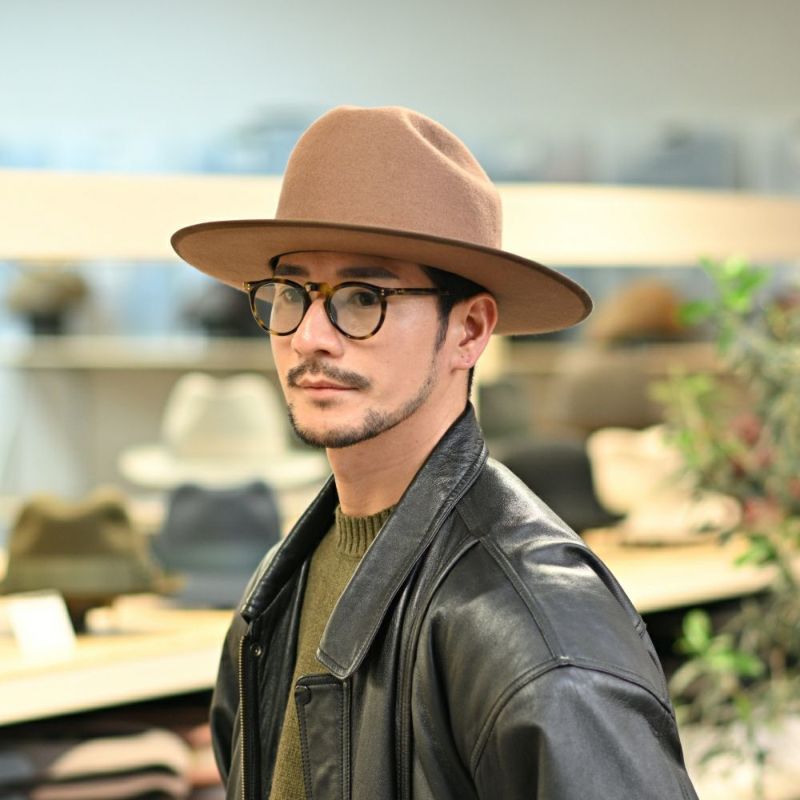 ステットソンのフェルトハット OPENROAD JP FELT HAT（オープンロード JP フェルトハット） SE826 ブラウン