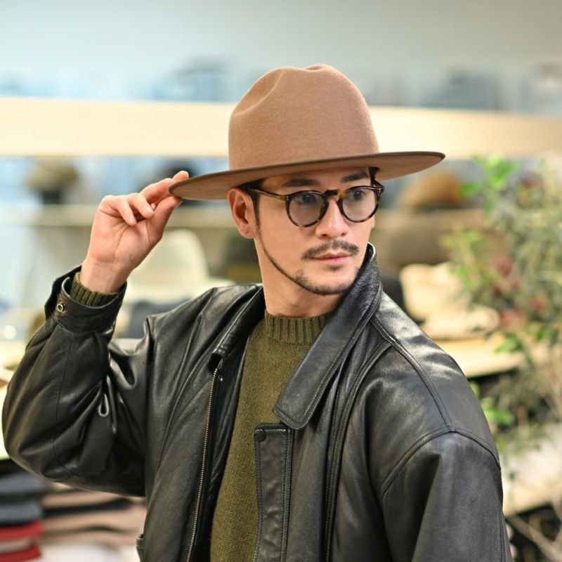 ステットソンのフェルトハット OPENROAD JP FELT HAT（オープンロード JP フェルトハット） SE826 ブラウン