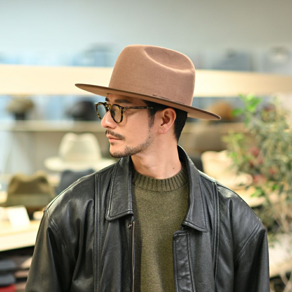 ステットソンのフェルトハット OPENROAD JP FELT HAT（オープンロード JP フェルトハット） SE826 ブラウン