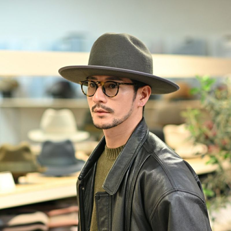 ステットソンのフェルトハット OPENROAD JP FELT HAT（オープンロード JP フェルトハット） SE826 チャコール