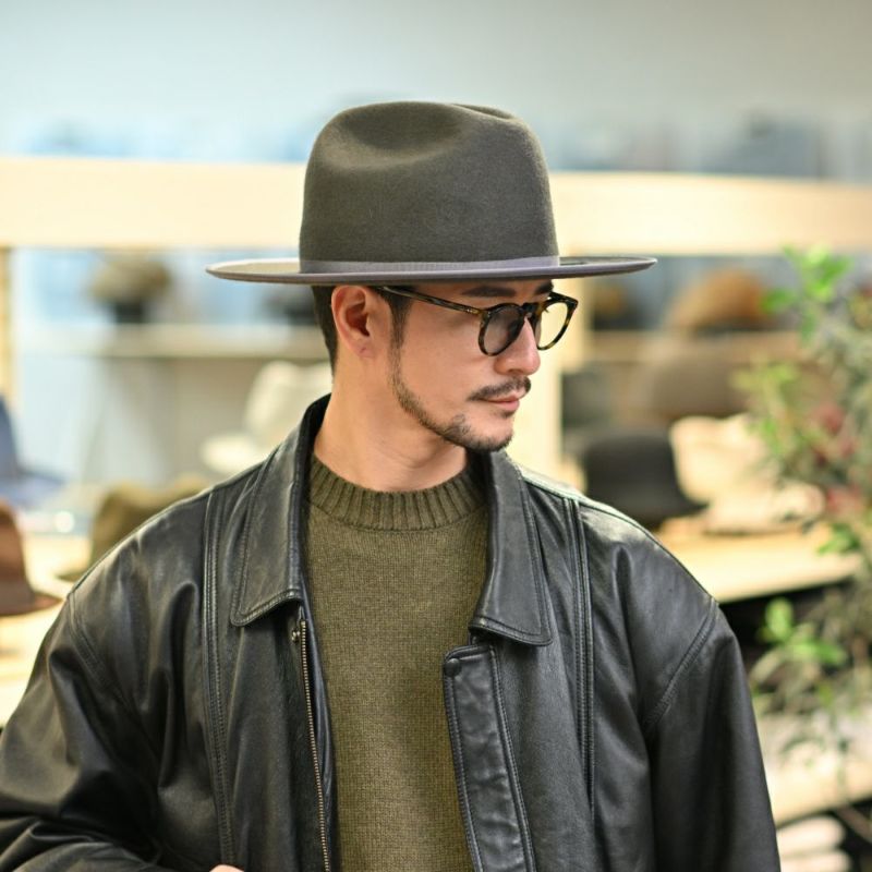 ステットソンのフェルトハット OPENROAD JP FELT HAT（オープンロード JP フェルトハット） SE826 チャコール
