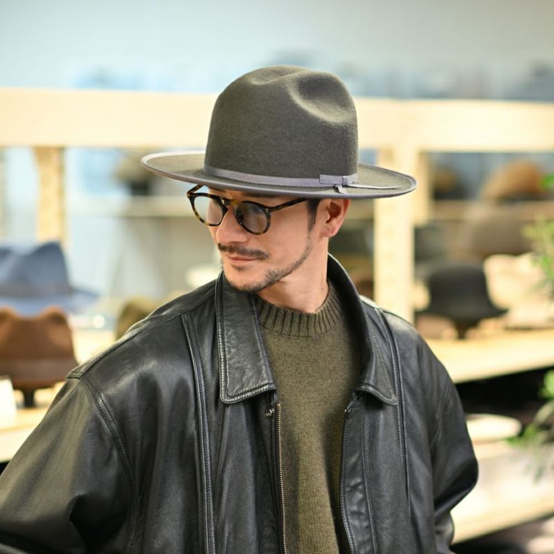 ステットソンのフェルトハット OPENROAD JP FELT HAT（オープンロード JP フェルトハット） SE826 チャコール