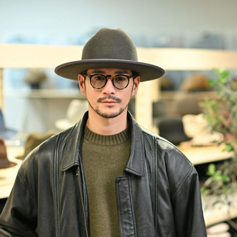 ステットソンのフェルトハット OPENROAD JP FELT HAT（オープンロード JP フェルトハット） SE826 チャコール