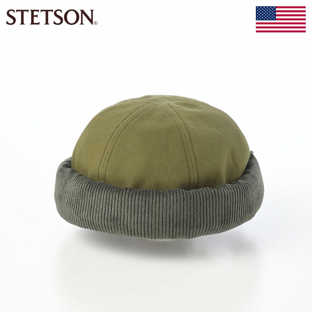 ステットソン ロールキャップ CORDUROY FISHERMAN CAP（コーデュロイ