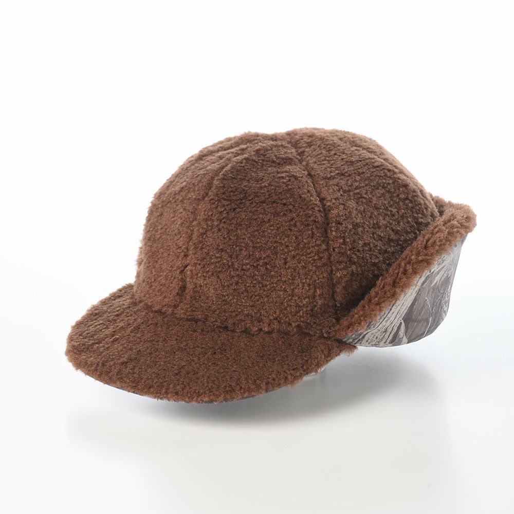 ステットソンのキャップ LEAF MOUNTAIN CAP（リーフ マウンテンキャップ） SE833 チャコール×ブラウン