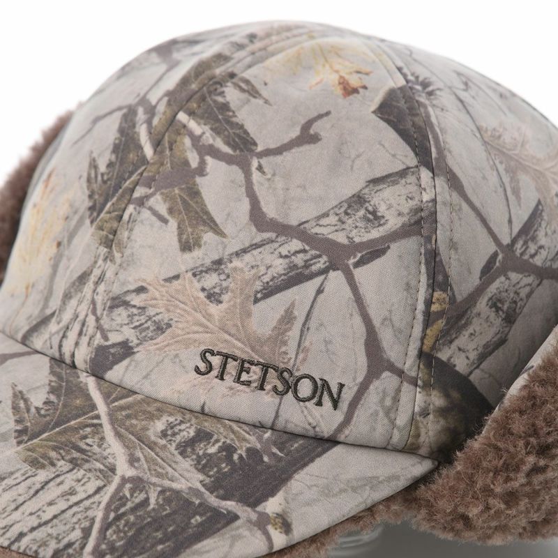 ステットソンのキャップ LEAF MOUNTAIN CAP（リーフ マウンテンキャップ） SE833 グレー×グレージュ
