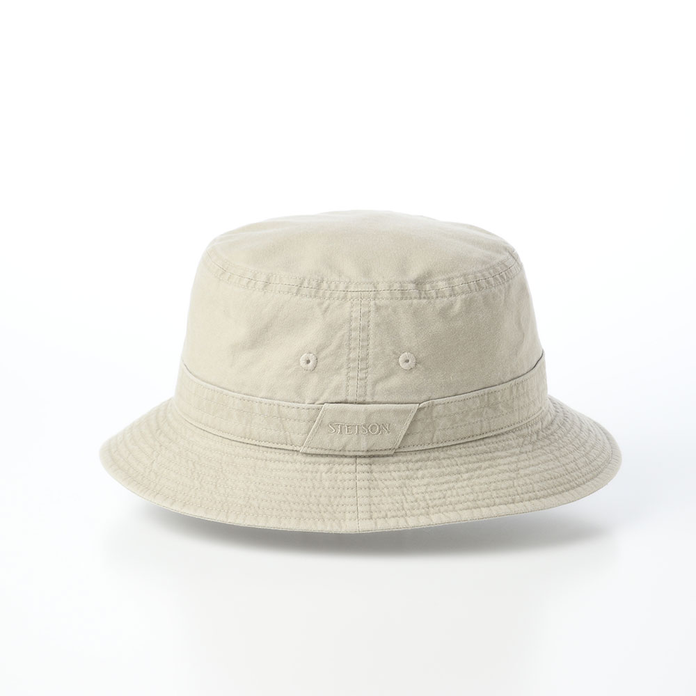 ステットソンの布帛ソフトハット COTTON OVERDYE WASHED HAT（コットンオーバーダイウォッシュドハット） SE076 オリーブ
