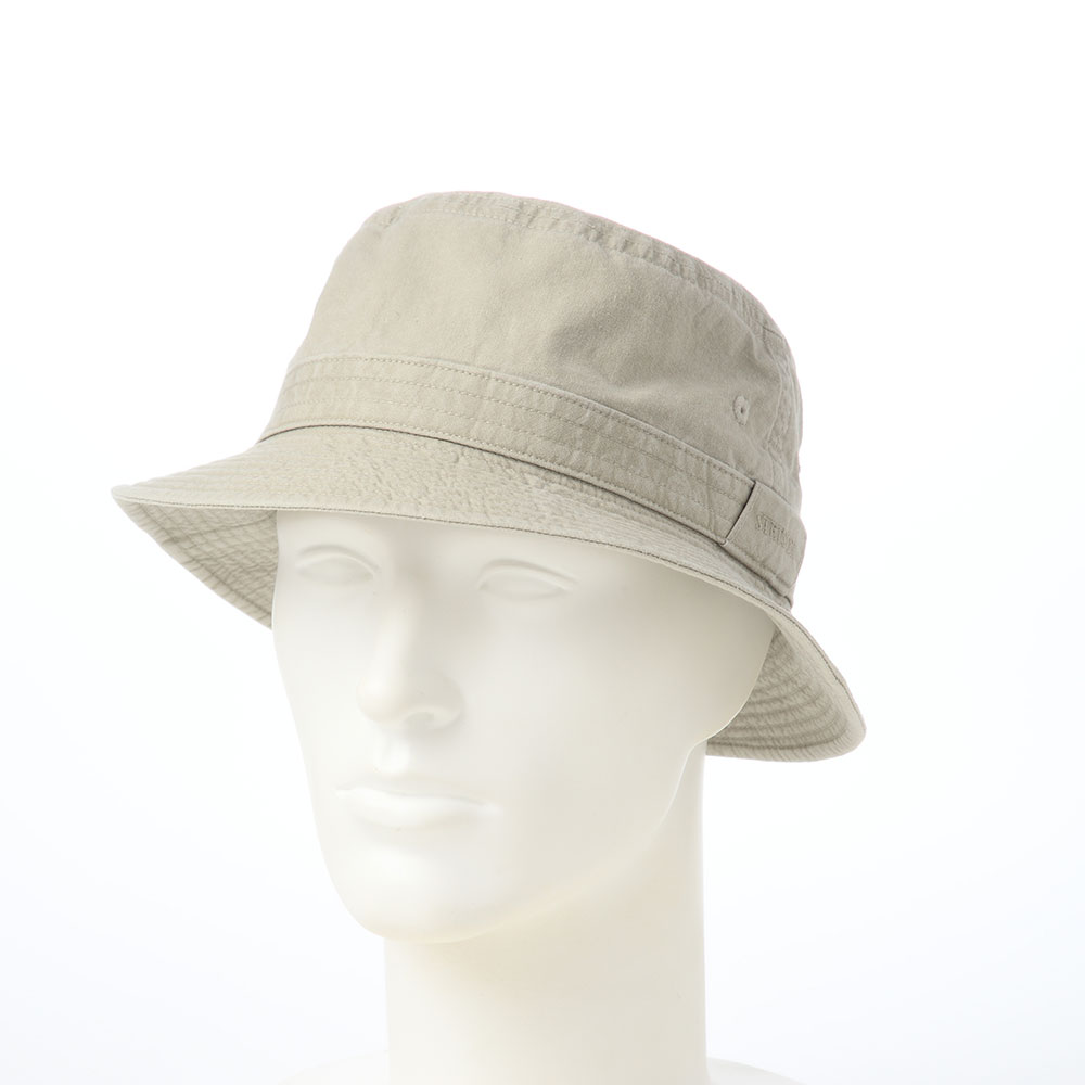 ステットソンの布帛ソフトハット COTTON OVERDYE WASHED HAT（コットンオーバーダイウォッシュドハット） SE076 オリーブ
