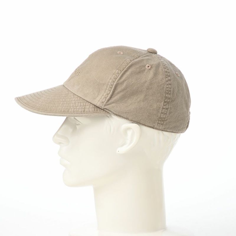 ステットソンのキャップ COTTON OVERDYE WASHED CAP（コットンオーバーダイウォッシュドキャップ） SE077 ベージュ