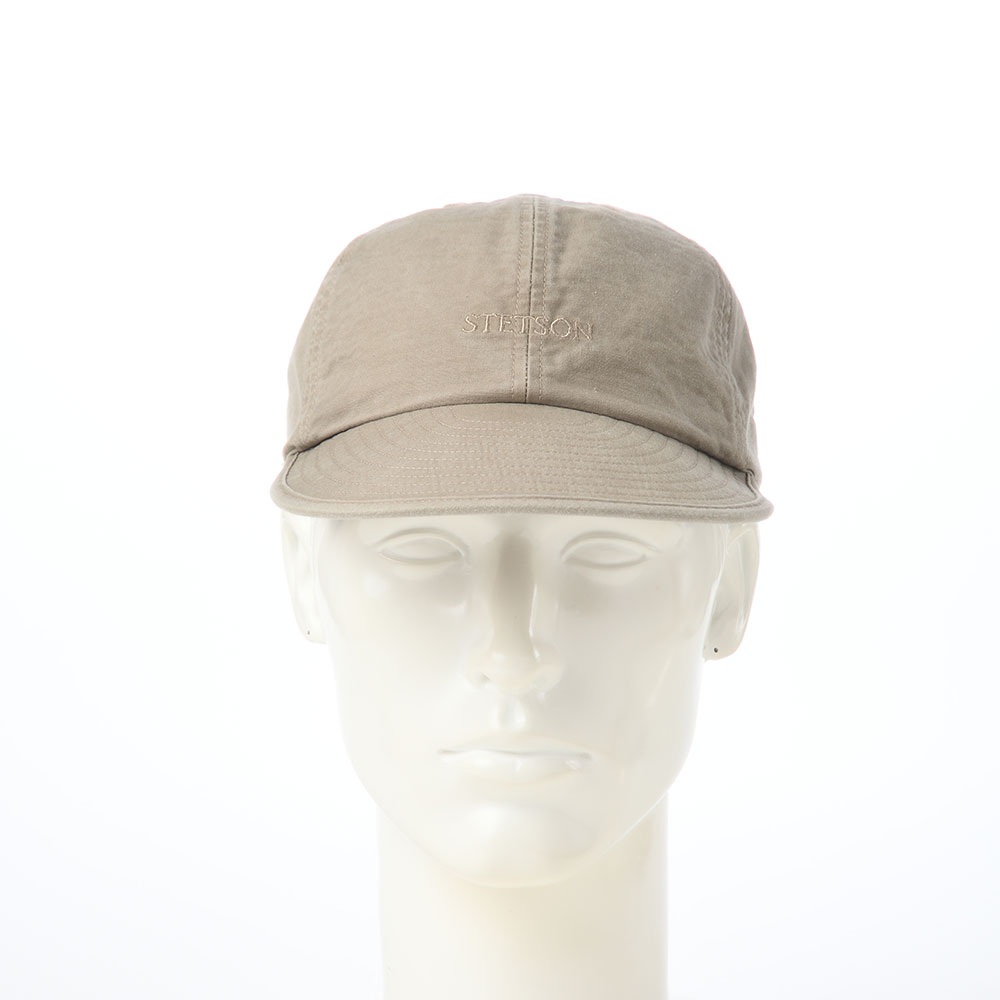 ステットソンのキャップ COTTON OVERDYE WASHED CAP（コットンオーバーダイウォッシュドキャップ） SE077 ベージュ