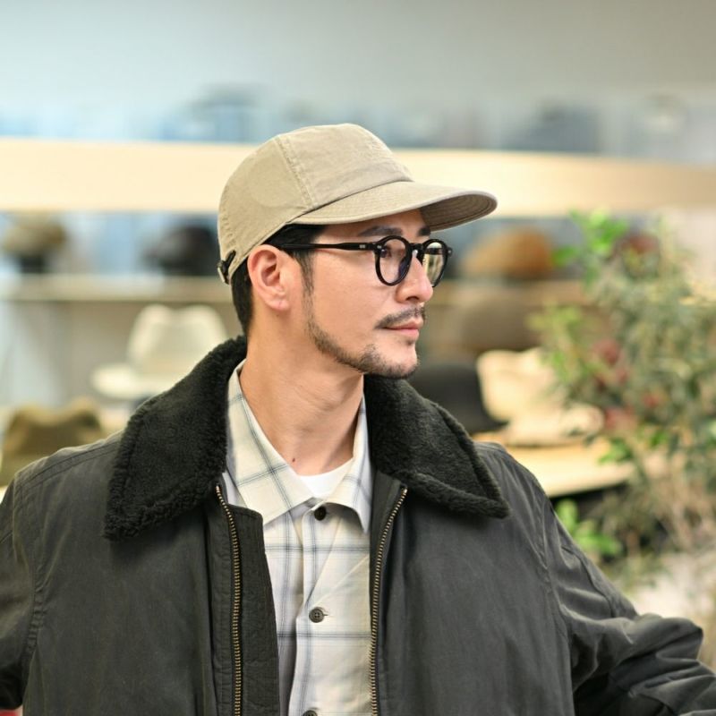 ステットソンのキャップ COTTON OVERDYE WASHED CAP（コットンオーバーダイウォッシュドキャップ） SE077 ベージュ