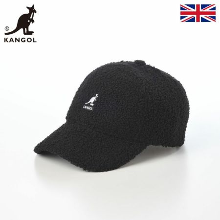 カンゴールのキャップ SMU SHEEP FUR BASEBALL（シープファー ベースボール） ブラック
