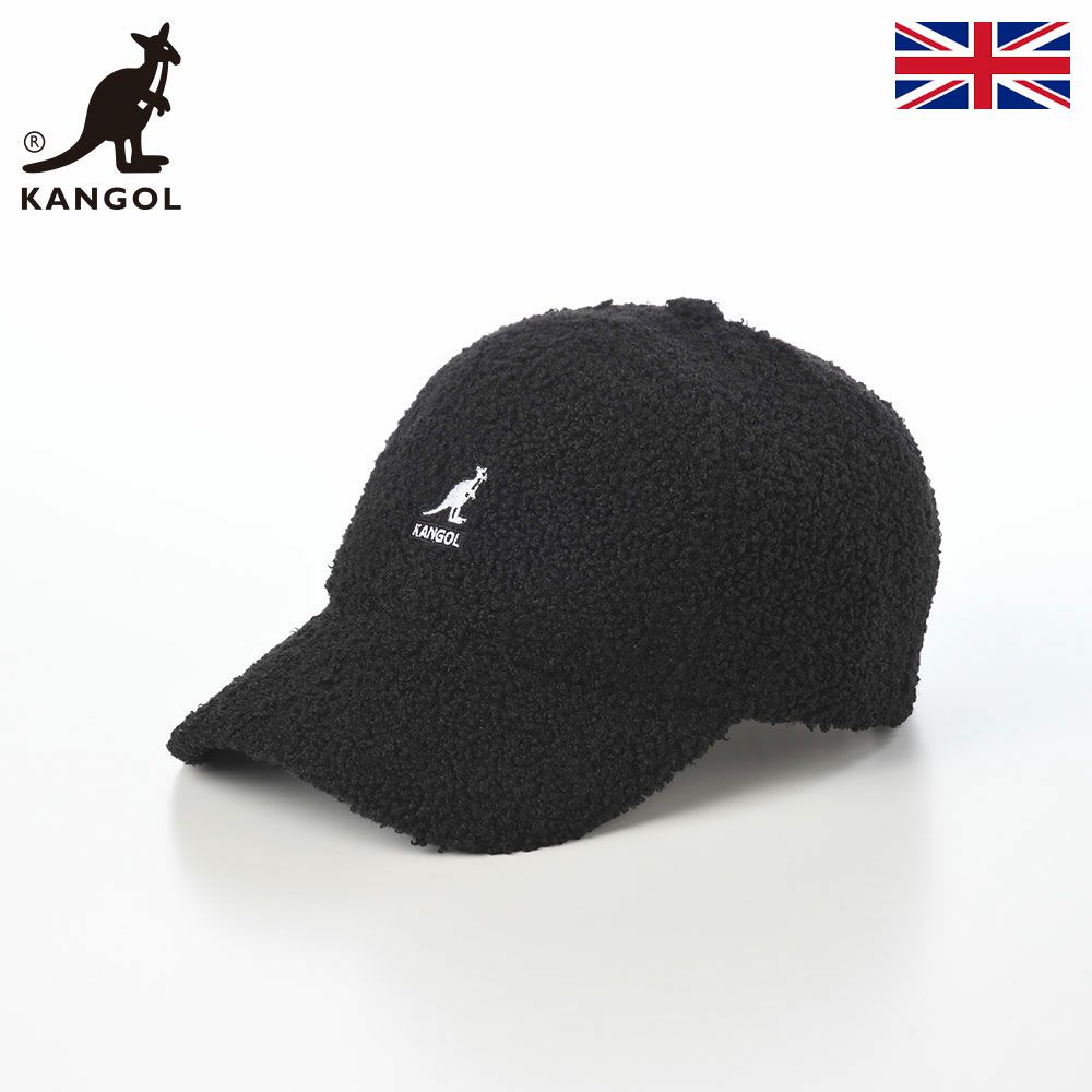カンゴールのキャップ SMU SHEEP FUR BASEBALL（シープファー ベースボール） ブラック