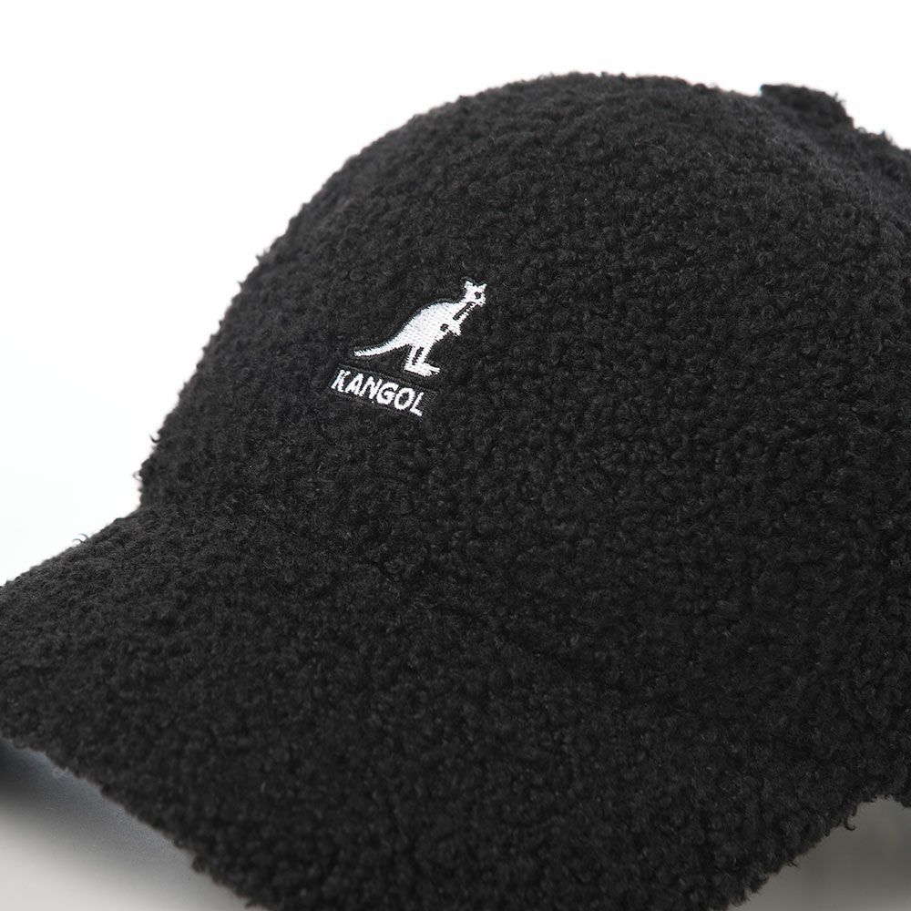 カンゴールのキャップ SMU SHEEP FUR BASEBALL（シープファー ベースボール） ブラック