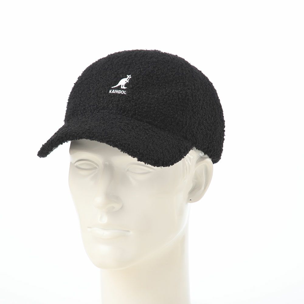 カンゴールのキャップ SMU SHEEP FUR BASEBALL（シープファー ベースボール） ブラック
