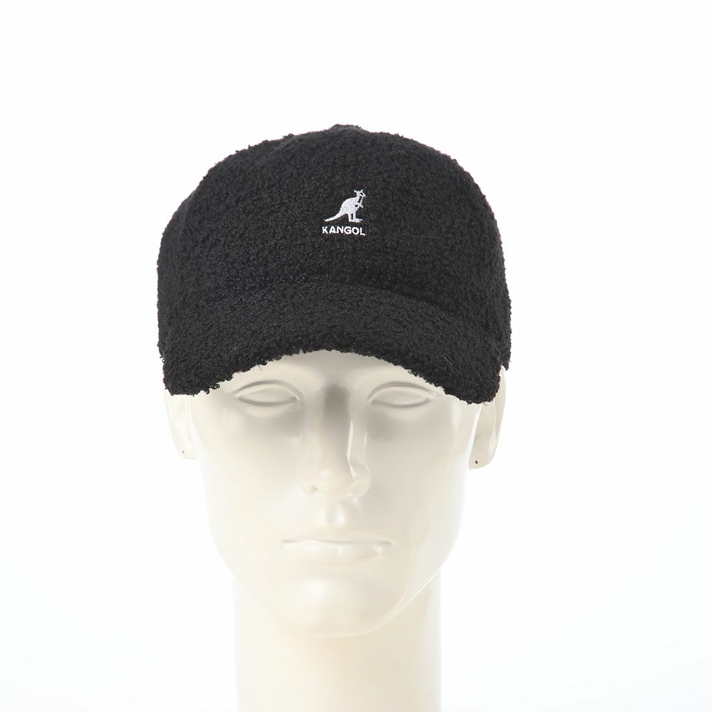 カンゴールのキャップ SMU SHEEP FUR BASEBALL（シープファー ベースボール） ブラック