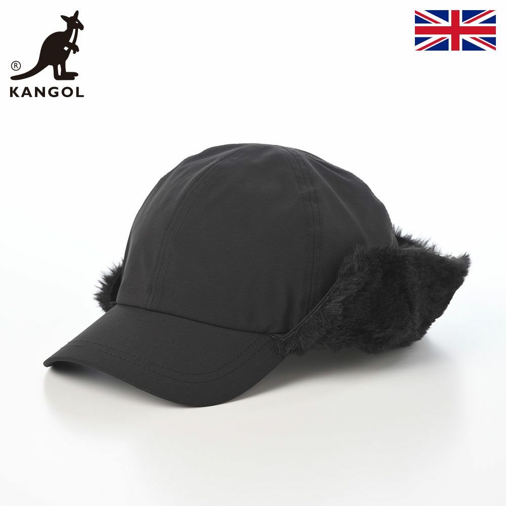 ・KANGOL｜Convertible Baseball Cap/ カンゴール/コンバーチ ブル ベースボール キャップ/ブラック # カンゴール キャップ CONVERTIBLE BASEBALL（コンバーチブル ベース