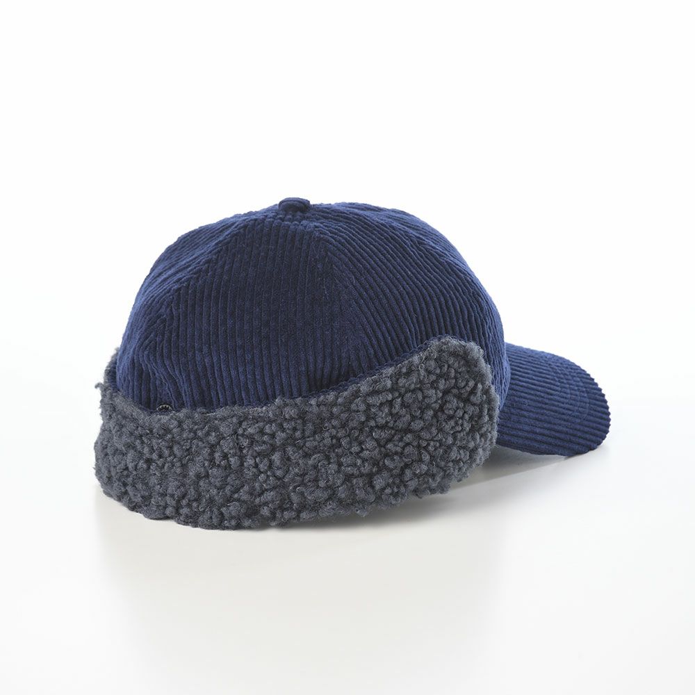 カンゴールのキャップ COZY CORD EARFLAP BB（コージーコード イヤーフラップ） ヘイジーインディゴ