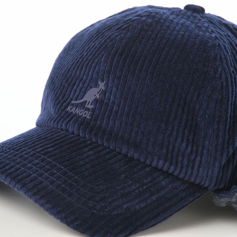 カンゴールのキャップ COZY CORD EARFLAP BB（コージーコード イヤーフラップ） ヘイジーインディゴ