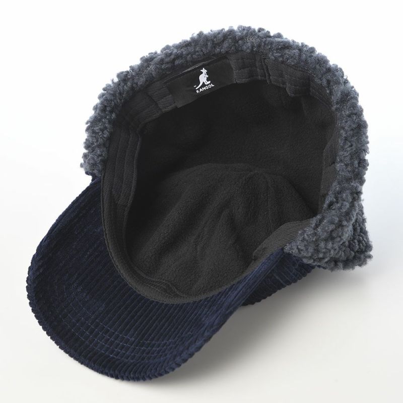 カンゴールのキャップ COZY CORD EARFLAP BB（コージーコード イヤーフラップ） ヘイジーインディゴ