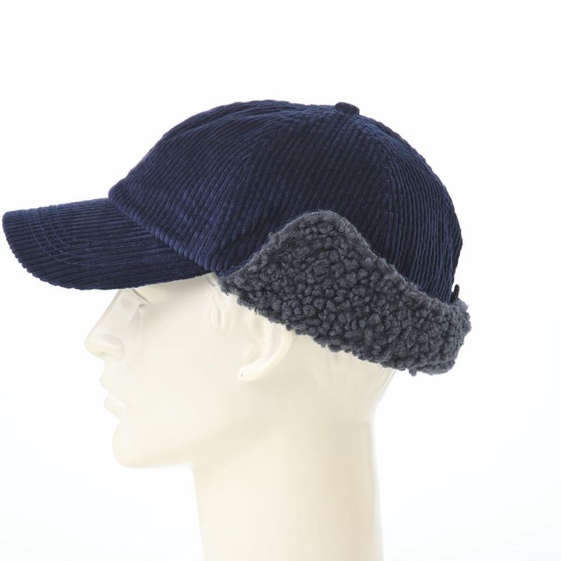 カンゴールのキャップ COZY CORD EARFLAP BB（コージーコード イヤーフラップ） ヘイジーインディゴ