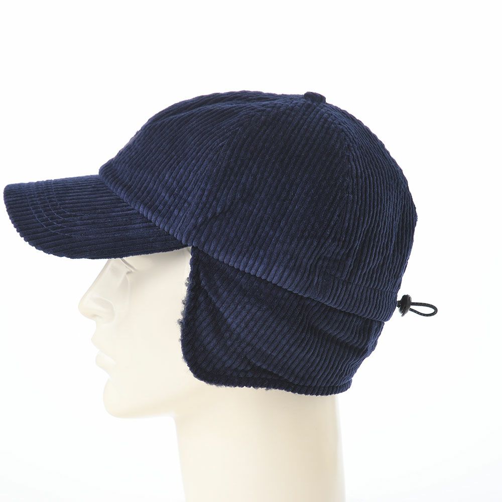 カンゴールのキャップ COZY CORD EARFLAP BB（コージーコード イヤーフラップ） ヘイジーインディゴ