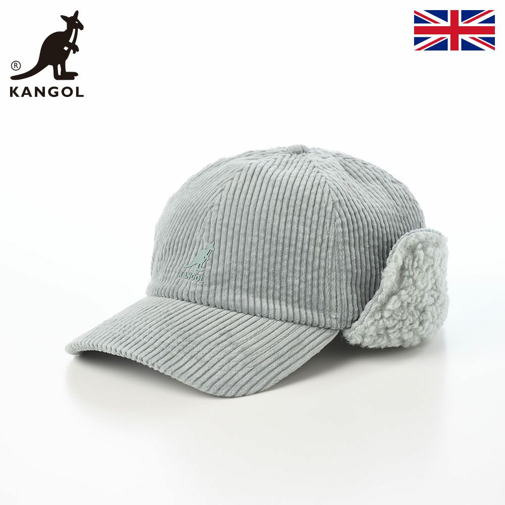 カンゴールのキャップ COZY CORD EARFLAP BB（コージーコード イヤーフラップ） セージグリーン