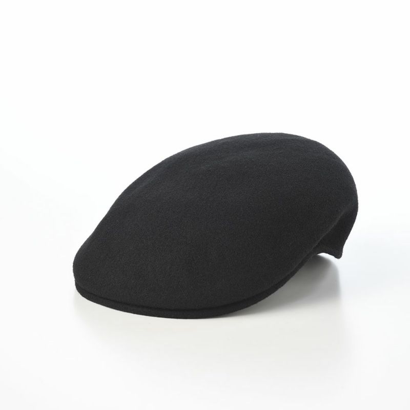 カンゴールのハンチング WOOL 504（ウール） ブラックゴールド