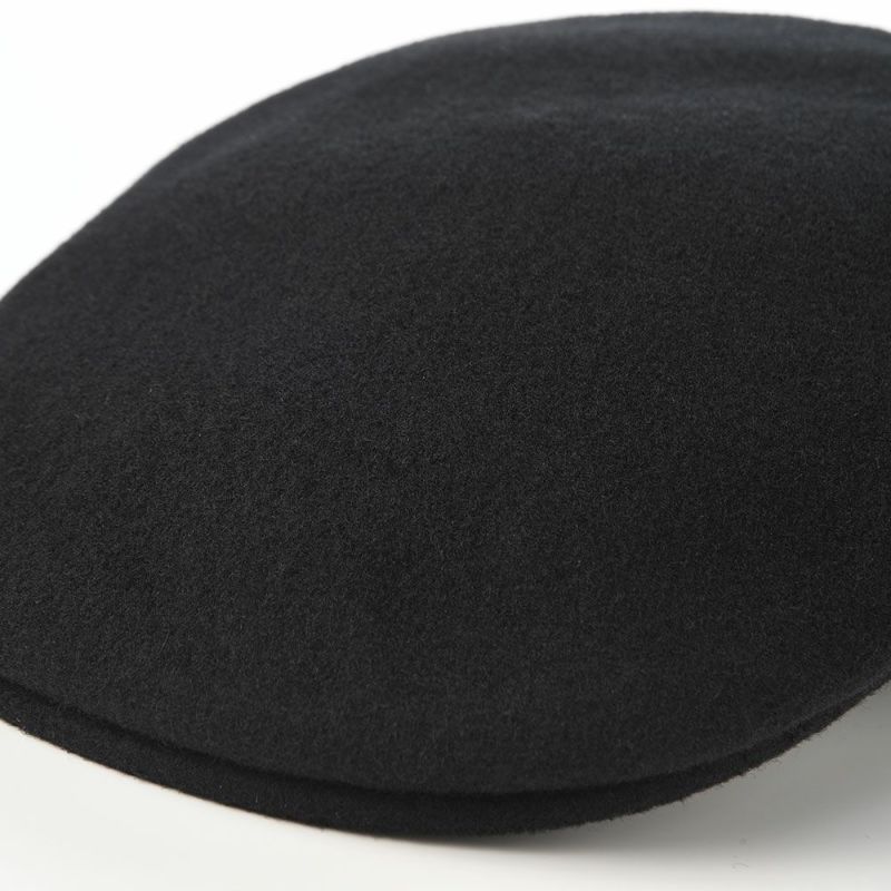 カンゴールのハンチング WOOL 504（ウール） ブラックゴールド