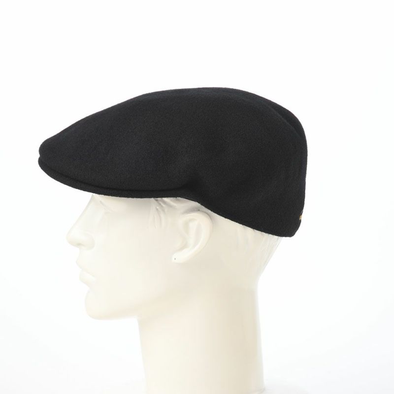 カンゴールのハンチング WOOL 504（ウール） ブラックゴールド