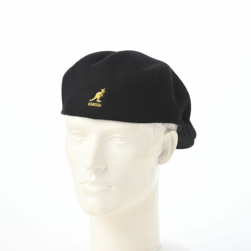 カンゴールのハンチング WOOL 504（ウール） ブラックゴールド