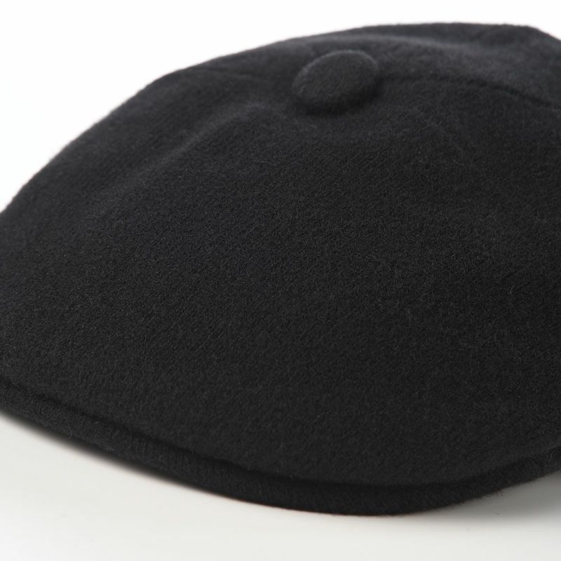 カンゴールのハンチング WOOL PANEL 575（ウールパネル） ブラック