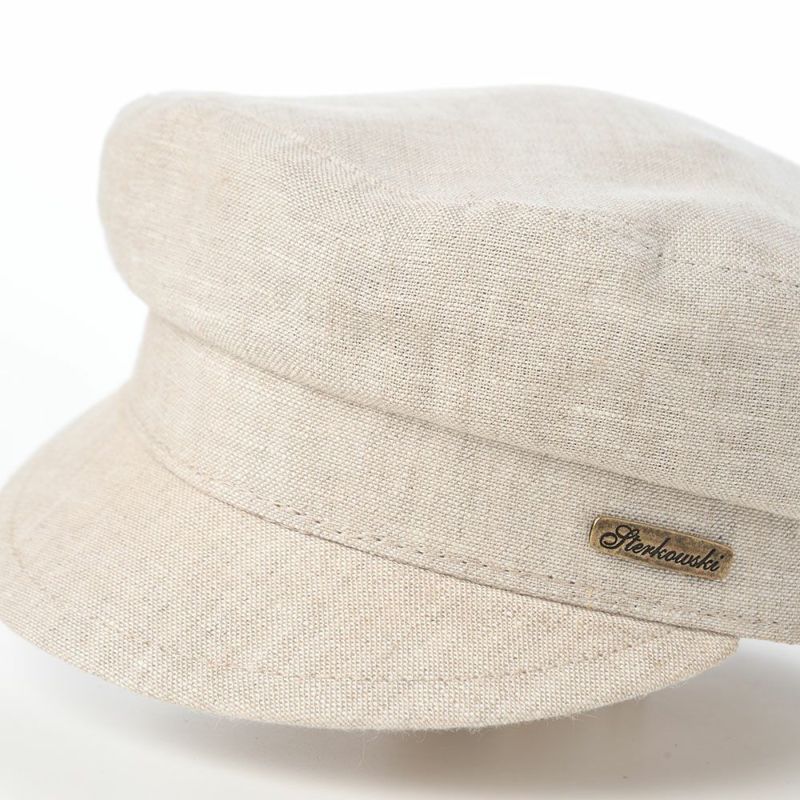 ステルコフスキーのマリンキャップ Fiddler Linen（フィドラー リネン） ベージュ