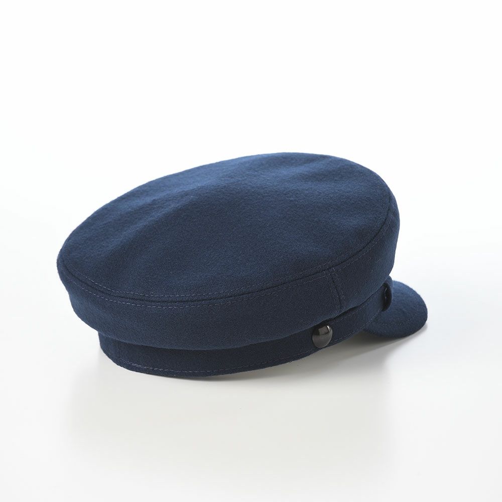 ステルコフスキーのマリンキャップ Maciejowka Wool（マチェヨフカ ウール） ネイビー