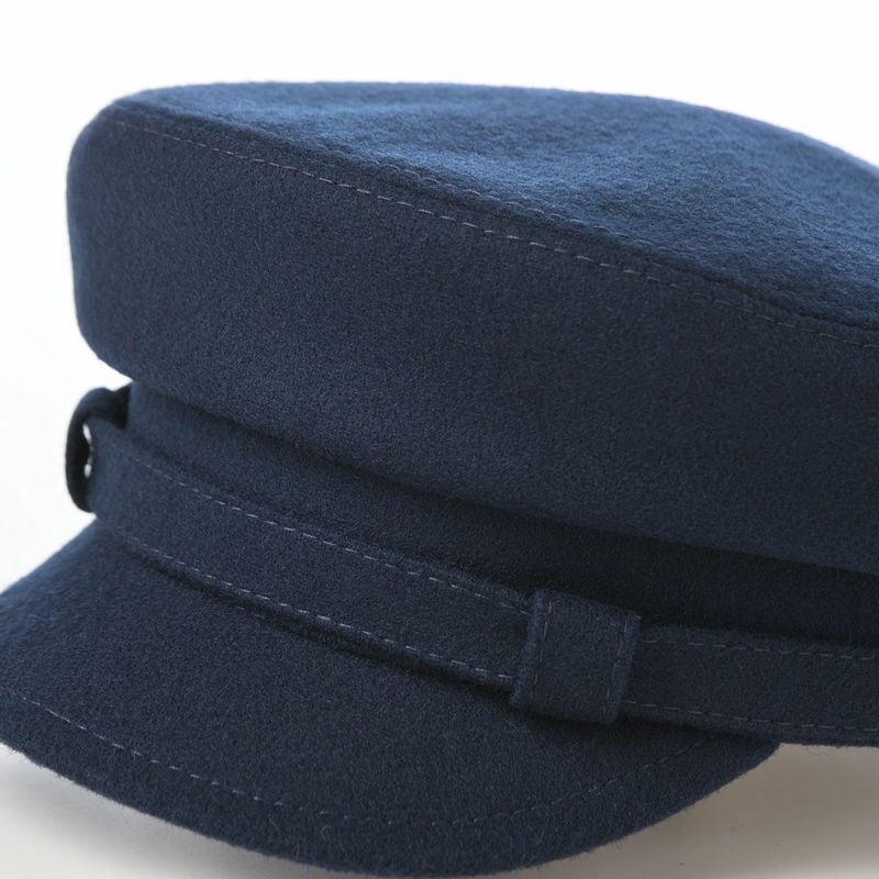 ステルコフスキーのマリンキャップ Maciejowka Wool（マチェヨフカ ウール） ネイビー