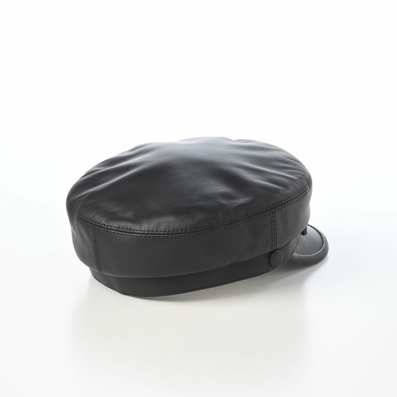 ステルコフスキーのマリンキャップ Danube Leather（ドナウ レザー） ブラック
