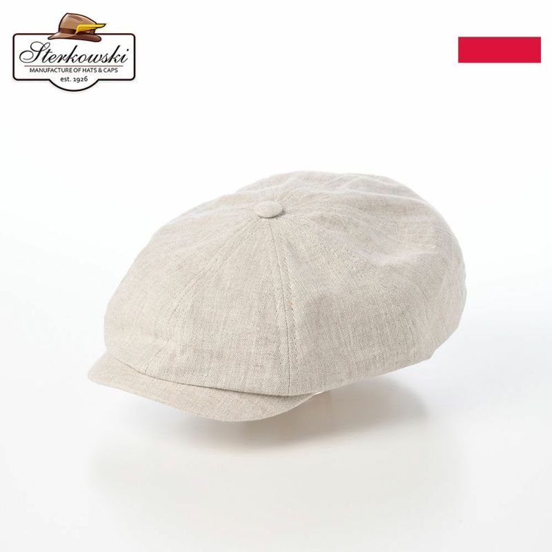 ステルコフスキーのハンチング Rowdy Linen Hunting（ラウディ リネンハンチング） ベージュ