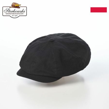 ステルコフスキーのハンチング Rowdy Linen Hunting（ラウディ リネンハンチング） ブラック