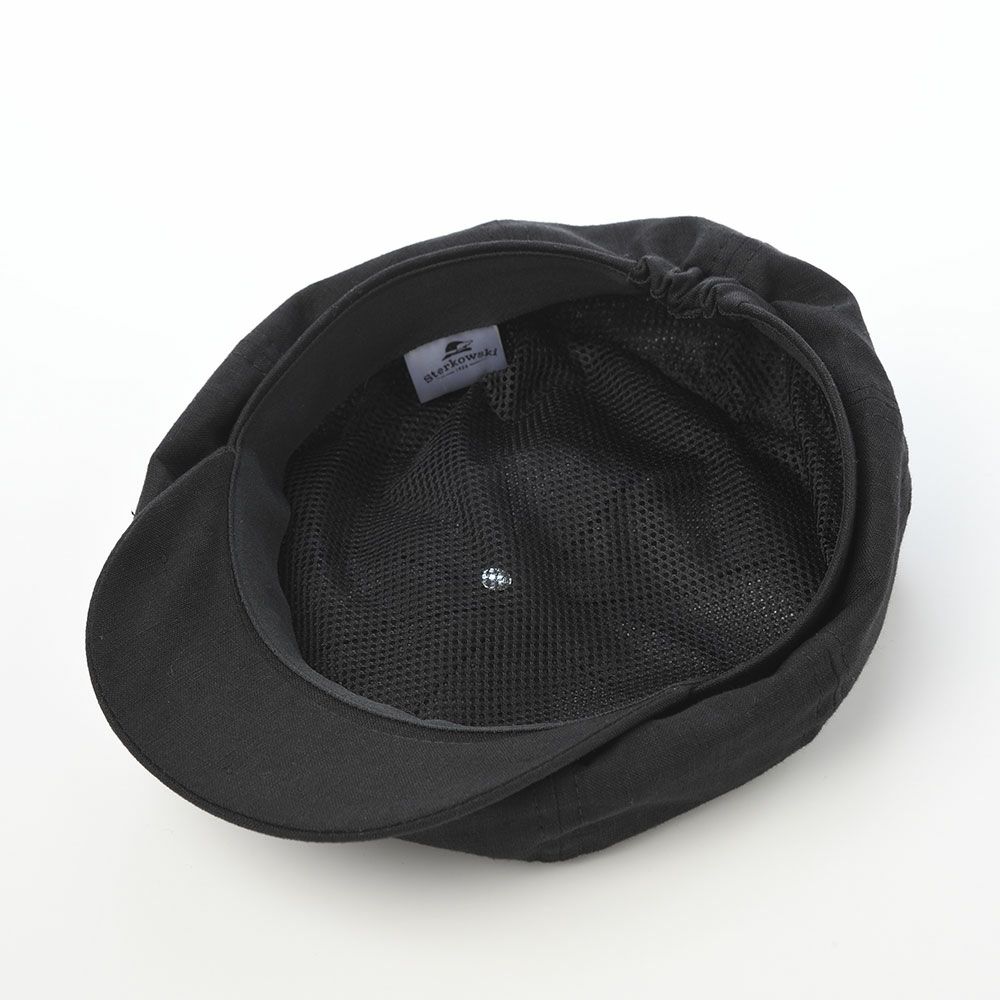 ステルコフスキーのハンチング Rowdy Linen Hunting（ラウディ リネンハンチング） ブラック